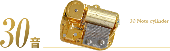 30 Note cylinder