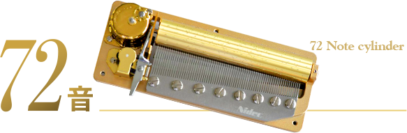 72 Note cylinder